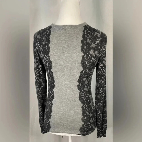 The Limited long sleeved sweater faux lace - Picture 2 of 6